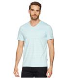 Calvin Klein All Over Stripe Pocket T-shirt (plume Combo) Men's T Shirt
