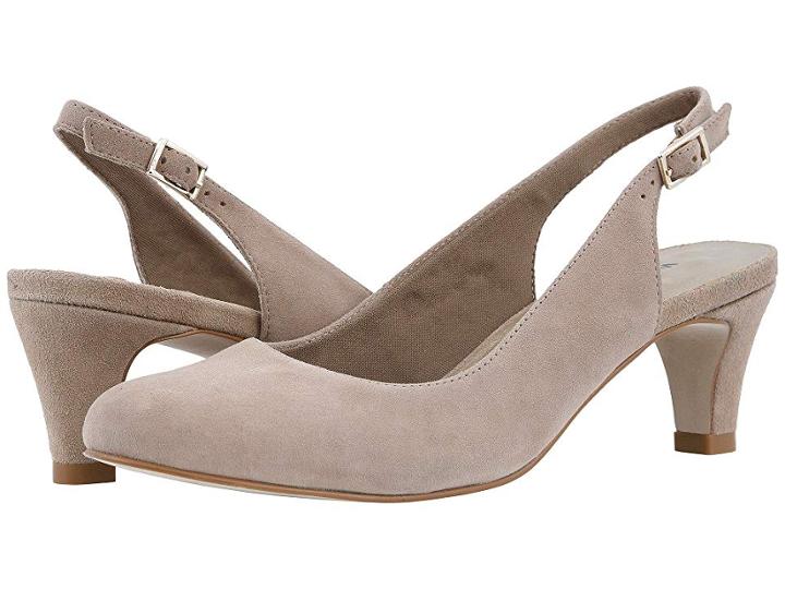 Walking Cradles Jolly (light Taupe Kid Suede) Women's 1-2 Inch Heel Shoes