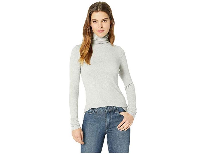 Ag Adriano Goldschmied Chels Turtleneck (heather Grey) Women's Clothing