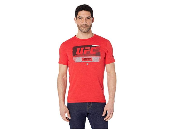 Reebok Ufc Fight Week Tee (primal Red) Men's Clothing