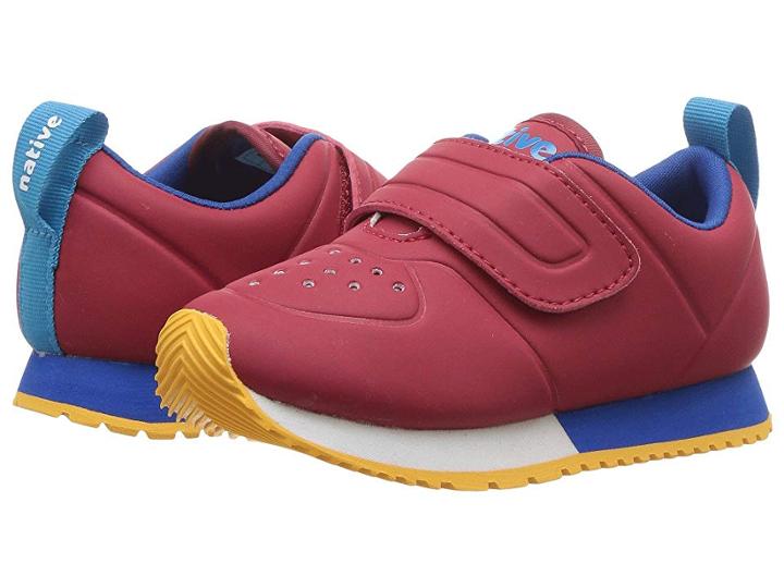 Native Kids Shoes Cornell Hl Ct (toddler/little Kid) (ski Patrol Red Ct/shell White/victoria Blue/beanie Rubber) Kids Shoes