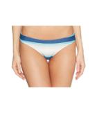 Carve Designs Sanitas Reversible Bottom (playa Stripe/gold Palms) Women's Swimwear