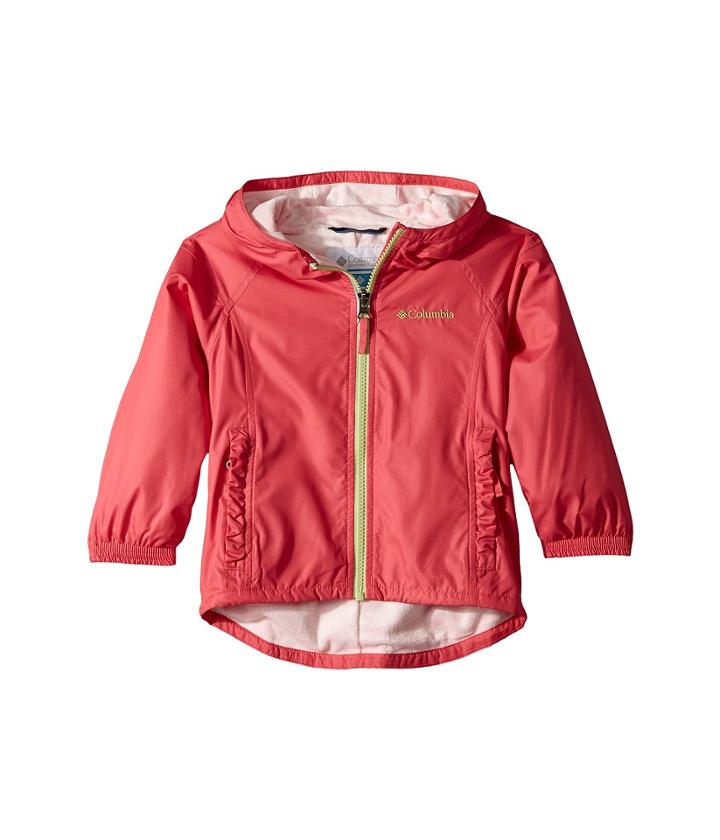 Columbia Kids Ethan Pondtm Jacket (toddler) (punch Pink/cherry Blossom) Girl's Coat