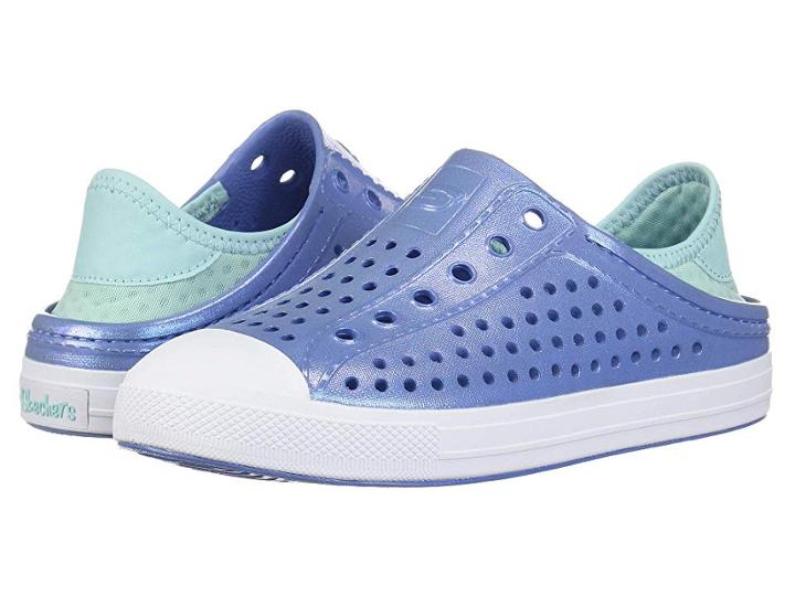 Skechers Kids Guzman Steps (little Kid/big Kid) (lavender/multi) Girl's Shoes
