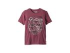 Lucky Brand Kids Bear Head Embroidered Short Sleeve T-shirt (big Kids) (crushed Violets) Boy's T Shirt