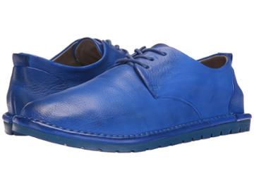 Marsell Gomma Lace-up Plain Toe (blue) Men's Shoes
