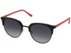 Guess Gu3026 (shiny Black/gradient Smoke) Fashion Sunglasses