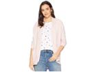 Alternative Vintage Heavy Knit Zen Wrap (faded Pink) Women's Clothing