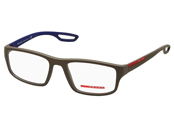 Prada 0ps 09gv (brown Rubber) Fashion Sunglasses