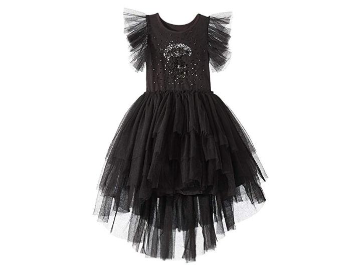 Nununu Embroidered Dress (toddler/little Kids/big Kids) (black) Girl's Dress