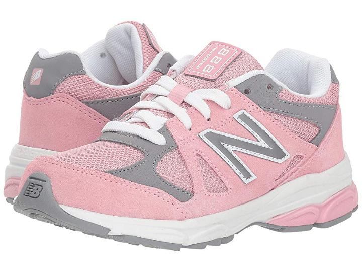 New Balance Kids Kj888v1p (little Kid) (pink/steel) Girls Shoes