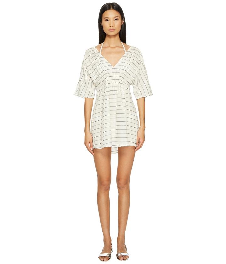 Onia Alessandra Cover-up (white Multi) Women's Swimwear