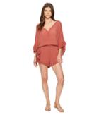 L*space Emily Romper Cover-up (sahara) Women's Jumpsuit & Rompers One Piece