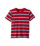 Tommy Hilfiger Kids Sam Short Sleeve Tee (toddler/little Kids) (regal Red) Boy's T Shirt