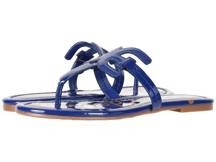 Sam Edelman Carter (deep Indigo Patent) Women's Sandals