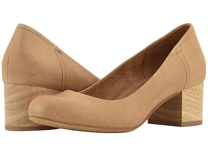 Toms Beverly (honey Leather) Women's 1-2 Inch Heel Shoes
