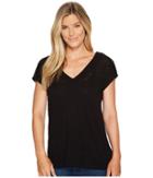 B Collection By Bobeau Janet Front Pleat T-shirt (black) Women's T Shirt