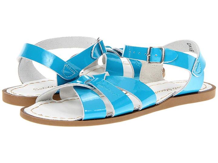 Salt Water Sandal By Hoy Shoes The Original Sandal (big Kid/adult) (turquoise) Girls Shoes