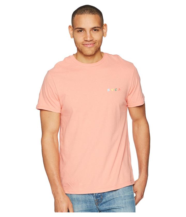 Rvca If It Floats Tee (terracotta) Men's T Shirt