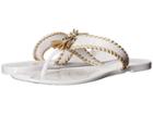 Jack Rogers Alana Jelly (white/gold) Women's Sandals