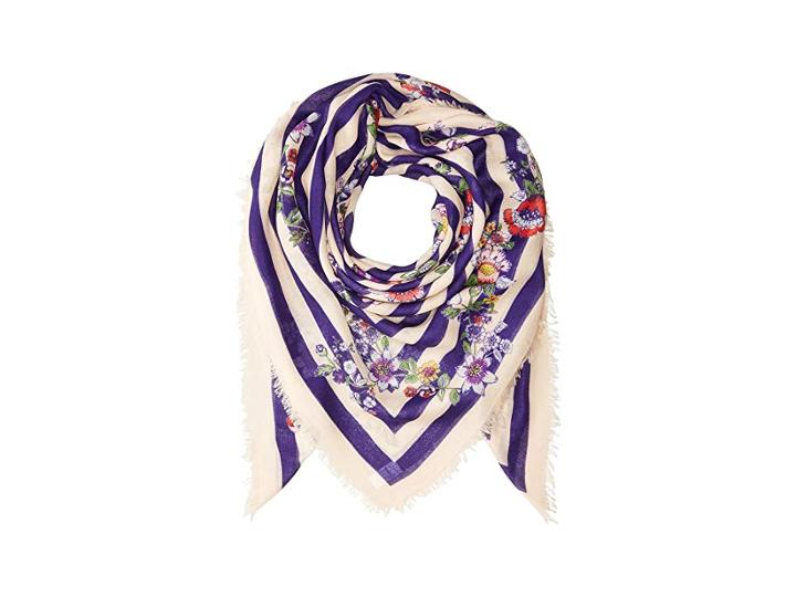 Vera Bradley Square Scarf (coral Floral) Scarves