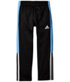 Adidas Kids Fleece Striker Pants (toddler/little Kids) (black/marina) Boy's Casual Pants