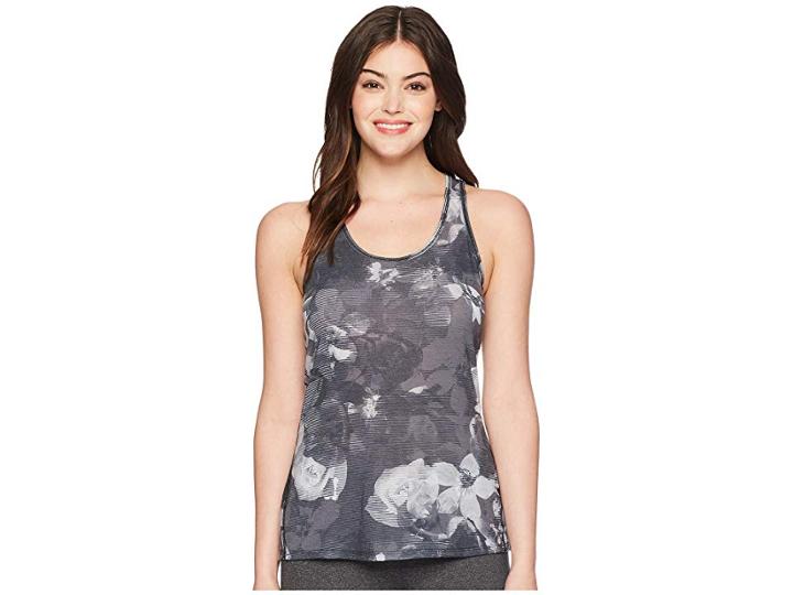The North Face Workout Racerback Tank Top (tnf Black Botanical Print) Women's Sleeveless
