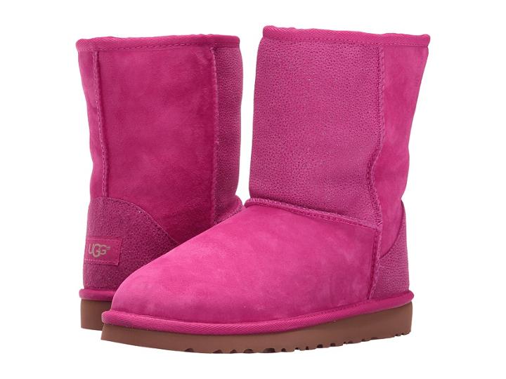 Ugg Kids Classic Short Serein (big Kid) (diva Pink) Girls Shoes