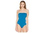 Vince Camuto Shore Shades Ring Side Bandeau One-piece (marine) Women's Swimsuits One Piece