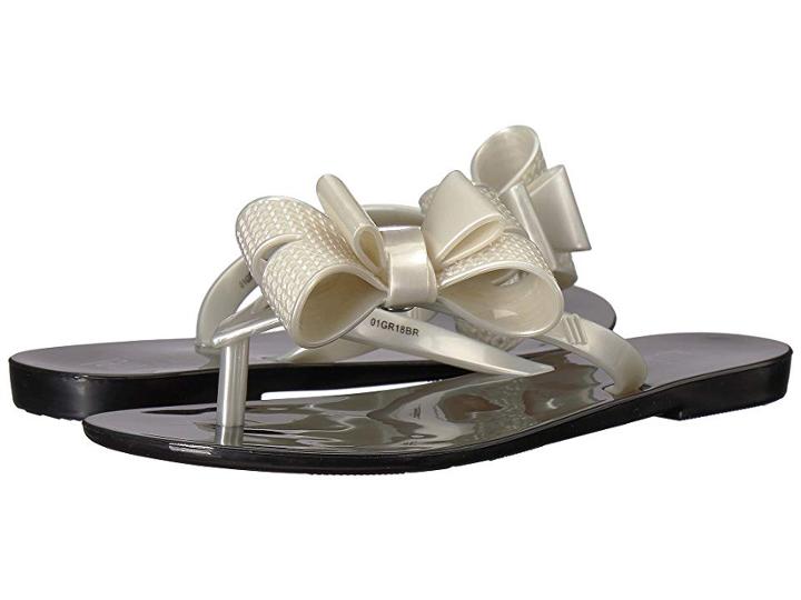 Mini Melissa Mel Harmonic Bow V (little Kid) (black/white) Girl's Shoes