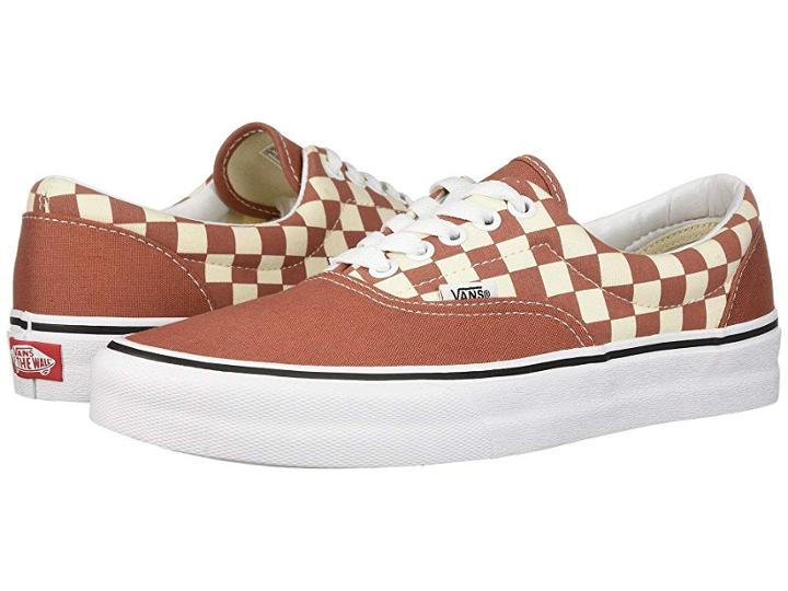 Vans Eratm ((two-tone Checker) Auburn/classic White) Skate Shoes