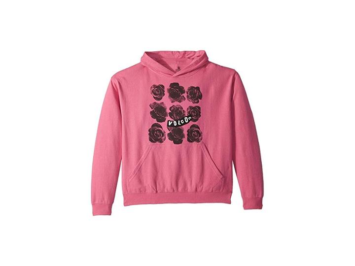 Volcom Kids Kaleidostone Hoodie (little Kids/big Kids) (scream Magenta) Girl's Sweatshirt