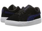 Puma Kids Suede Classic Terry (toddler) (puma Black/blue Depths) Boys Shoes