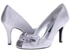 Nina Forbes (royal Silver Satin) Women's Slip-on Dress Shoes