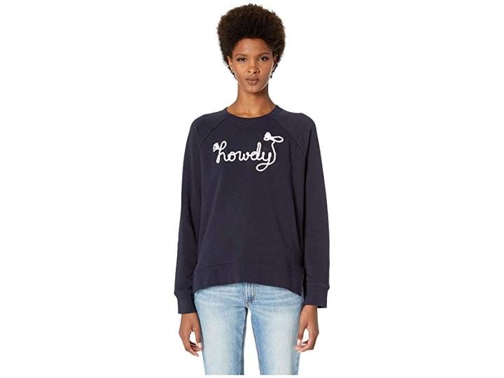 Kate Spade New York Broome Street Howdy Sweatshirt (indigo) Women's Sweatshirt