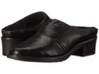 Walking Cradles Caden (new Black Lizard Patent Print) Women's Clog Shoes