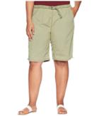 White Sierra Plus Size Hanalei Bermuda Short (deep Lichen Green) Women's Shorts