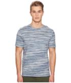Missoni Jersey Fiammato T-shirt (blue) Men's Clothing