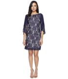 Lilly Pulitzer Bellmont Dress (true Navy Paradise Found Lace) Women's Dress