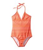 Ella Moss Girl Printed One-piece (big Kids) (pink) Girl's Swimsuits One Piece