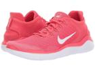 Nike Free Rn 2018 (ember Glow/white/pink Gaze) Women's Running Shoes