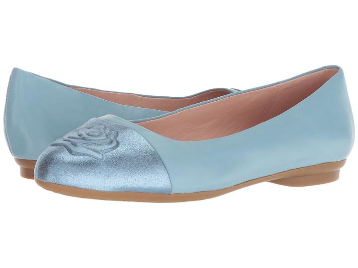 Taryn Rose Annabella (sky Nappa/sky Metallic) Women's Shoes