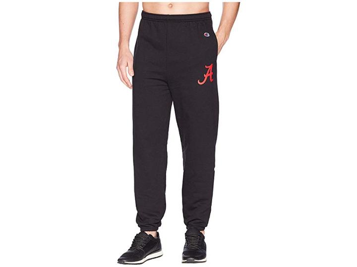 Champion College Alabama Crimson Tide Eco(r) Powerblend(r) Banded Pants (black) Men's Casual Pants