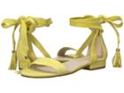 Kenneth Cole New York Valen (lemon Suede) Women's Shoes