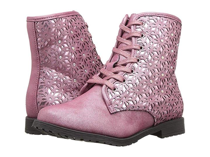 Rachel Kids Belle (little Kid/big Kid) (rose/metallic) Girl's Shoes