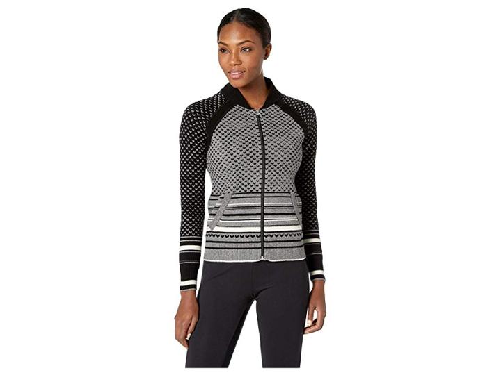 Obermeyer Belletex Full Zip Sweater (black) Women's Sweater