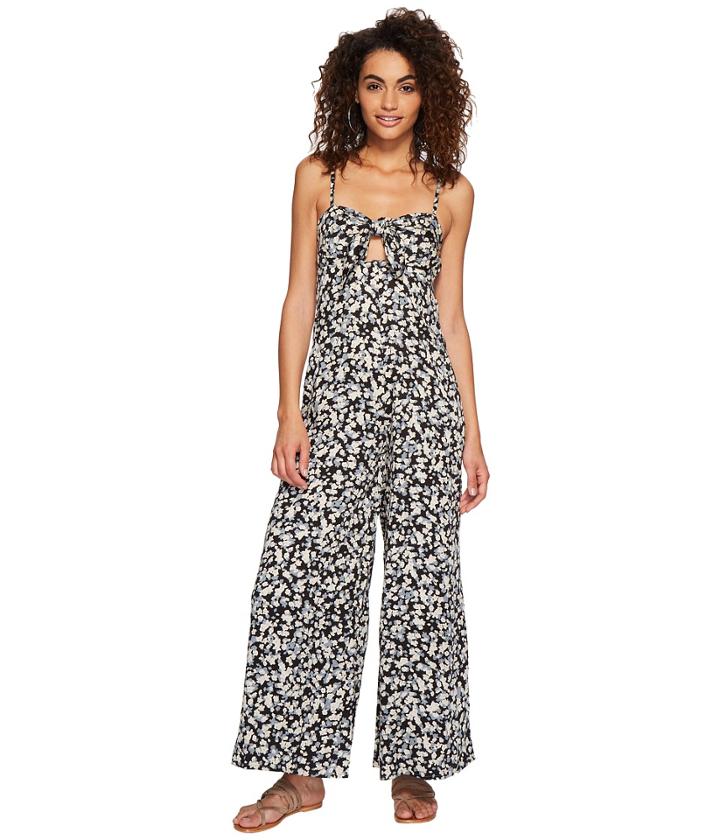 Billabong Twist N Shout Romper (blue Stream) Women's Jumpsuit & Rompers One Piece