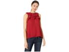 Bb Dakota Pretty In Lace Top (rouge) Women's Clothing