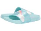 Skechers Kids Sunny Slides (little Kid/big Kid) (light Blue/multi) Girl's Shoes