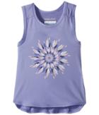 Columbia Kids Outdoor Elements Tank Top (little Kids/big Kids) (fairytale Daisy Graphic) Girl's Sleeveless